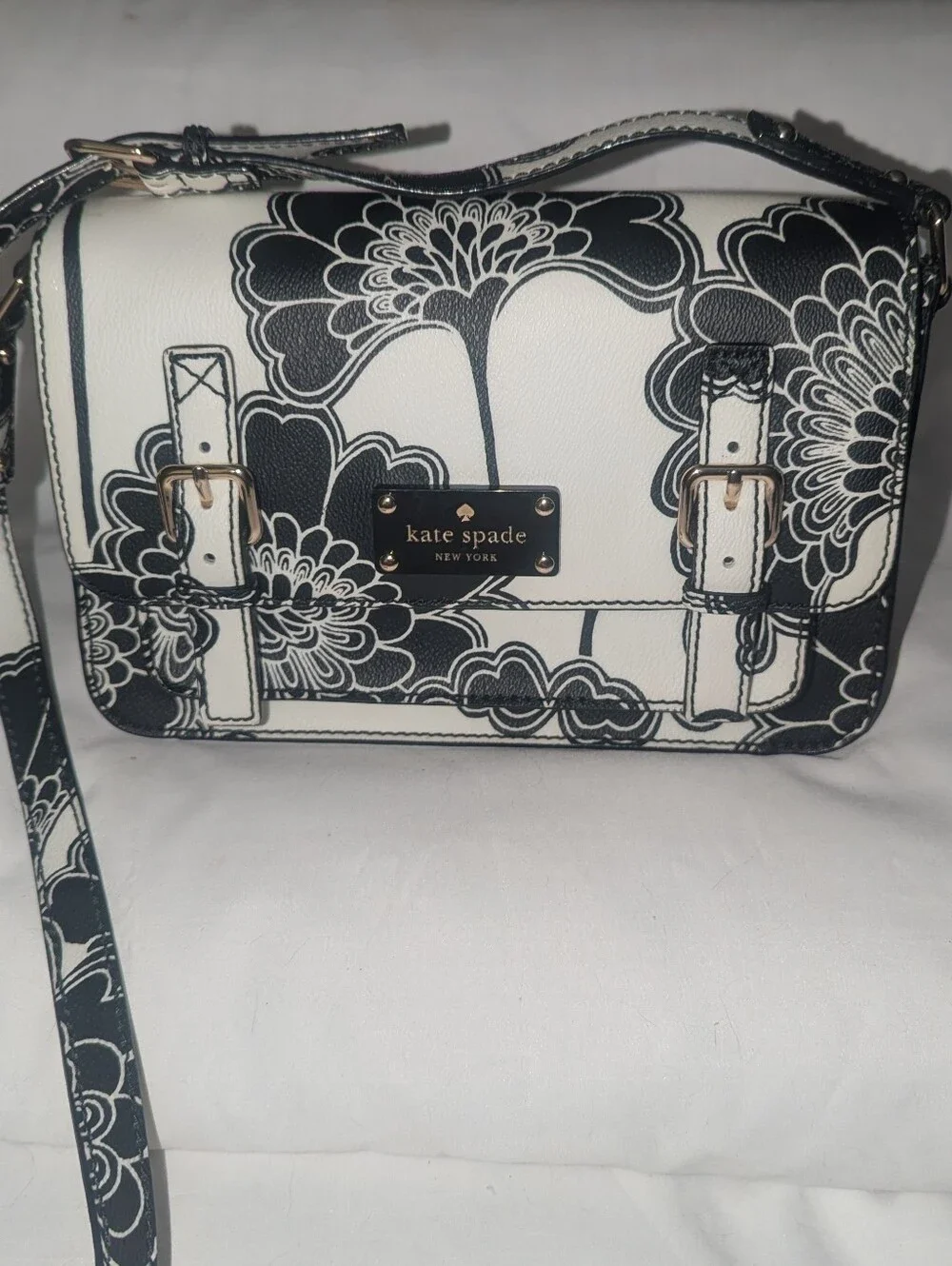 Kate Spade +Florence  Broadhurst Collaboration Japanese Floral Scout Crossbody